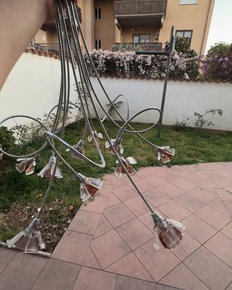 Lampadario in cristallo