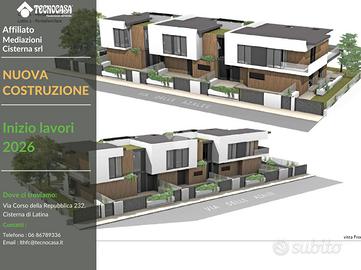 VILLA A SCHIERA A CISTERNA DI LATINA