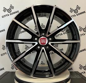 4 CERCHI IN LEGA FIAT 500X CROMA da 17"