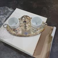 Set 2 pz caffè argento 