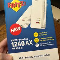 Fritz POWERLINE 1240 AX potenza Wi-Fi in casa