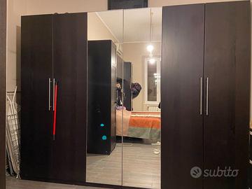 ARMADIO 6 ANTE IKEA + CASSETIERA 4 CASSETTI