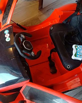 auto elettrica per bambini con telecomando 12v