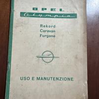 Manuale uso e manutenzione Opel Olympia
