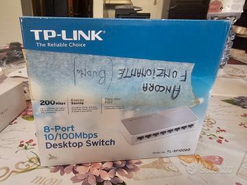 switch desktop TP-Link a 8 porte Fast Ethernet