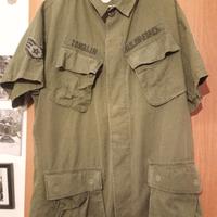 Vtg 60s Jungle Jacket Named OG-107 SS Military Vie