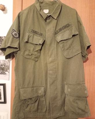 Vtg 60s Jungle Jacket Named OG-107 SS Military Vie