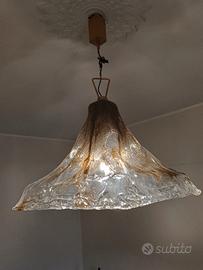 Lampada a sospensione attrib Carlo Nason x Murano 