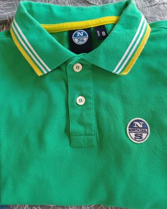 Polo cotone  Notrh Sails tg 8 anni
