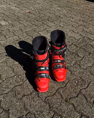Scarponi Scarpa rossi per ragazzi , suola Vibram
