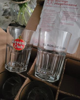 confezione da 6 bicchieri  HAVANA CLUB