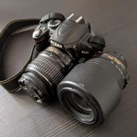 Nikon D3000 + 2 obiettivi Nikkor
