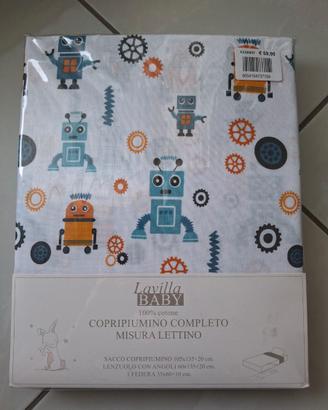 Copripiumino completo misura lettino