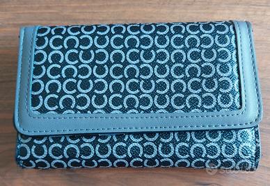 Portafoglio Carpisa nero-grigio in similpelle 