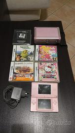 Nintendo DS - Rosa con Giochi E Custodia