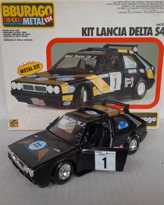 MODELLO  LANCIA DELTA S4 RALLY BLACK IN KIT BURAGO