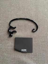 ALESSI GANCIO PORTA BORSA NERO