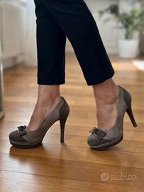 Décolleté Bata Platform in camoscio nr 35