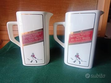 Coppia di caraffe Johnnie Walker - Red Label 