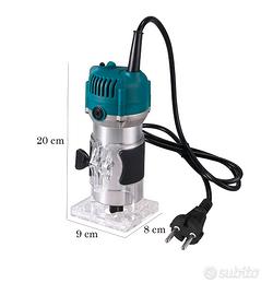 Fresatrice Legno Verticale Elettrica 750W 6.35 MM 