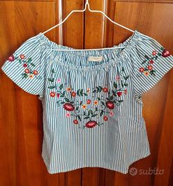 T-shirt 13-14 anni 100% cotone Zara Girls