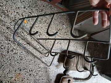 Rastrelliera da officina in ferro vintage