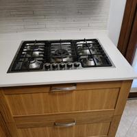 Piano cottura KitchenAid 75cm - Acciaio/Ghisa