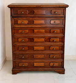 Cassettiera in legno 7 cassetti – stile classico/v