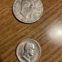 Lotto Monete Argento Regno d’Italia