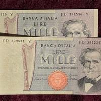 Banconote Mille lire Verdi