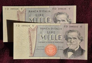 Banconote Mille lire Verdi