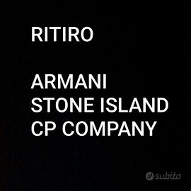 ritiro Armani Stone Island CP Company usato nuovo 