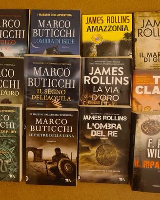 12 libri marco buticchi e altri. in blocco