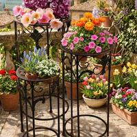 🌿 Tris di Tavolini in Ferro