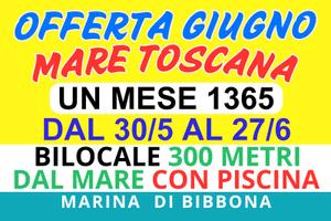 Mare Toscana giugno un mese 1365 con piscina