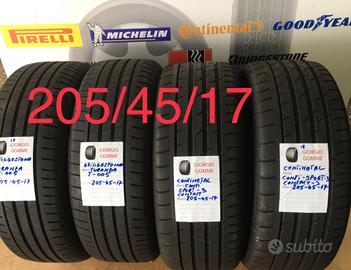 Gomme Nuove e usate 205/45/17
