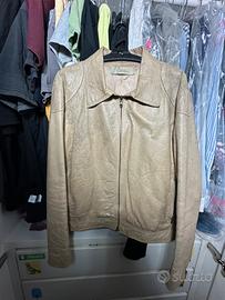 Giubbotto bata vera pelle taglia L