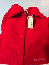 Vestaglia in pile con ciabattine