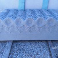 Cordoli in cemento per aiuole e giardini