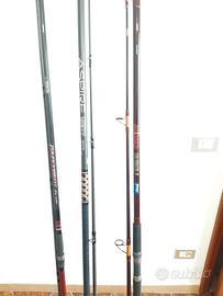 Lotto Indivisibile 3 canne da pesca surfcasting