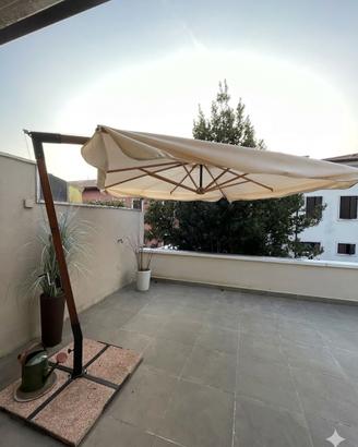 Ombrellone richiudibile da esterno/giardino 3x3