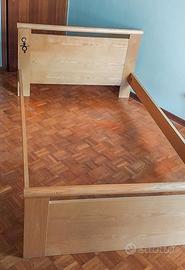 Cornice Contenitore Testiera letto  piazza e mezza