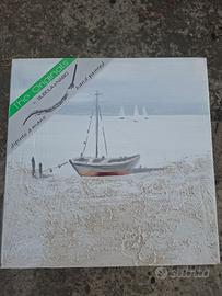Quadro artigianale "Barca" Bubola & Naibo nuovo