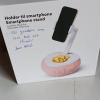 Porta cellulare con cestino porta snack Nuovo
