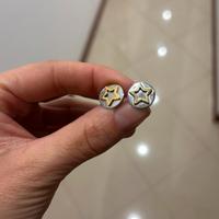 Orecchini donna con stelle dorata, non pendenti