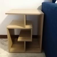 Tavolino comodino di legno libreria bassa scaffale