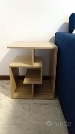Tavolino comodino di legno libreria bassa scaffale