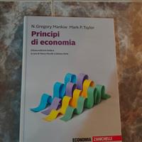 libro università PRINCIPI DI ECONOMIA Zanichelli 