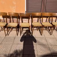 Sedie legno paglia