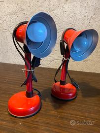Coppia lampade da tavolo vintage anni 70/80